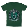 Sötétzöld Harry Potter gyerek rövid ujjú póló - Mardekar Logo