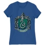 Királykék Harry Potter női rövid ujjú póló - Mardekar Logo