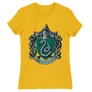 Sárga Harry Potter női rövid ujjú póló - Mardekar Logo