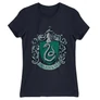 Sötétkék Harry Potter női rövid ujjú póló - Mardekar Logo