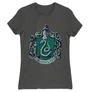 Sötétszürke Harry Potter női rövid ujjú póló - Mardekar Logo