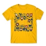 Sárga Harry Potter férfi rövid ujjú póló - Michief Managed
