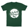 Sötétzöld Harry Potter gyerek rövid ujjú póló - Mischief Managed Logo