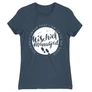 Denim Harry Potter női rövid ujjú póló - Mischief Managed Logo