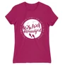 Pink Harry Potter női rövid ujjú póló - Mischief Managed Logo