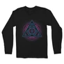 Fekete Harry Potter férfi hosszú ujjú póló - Neon Dealthy Hallows
