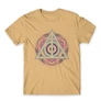 Homok Harry Potter férfi rövid ujjú póló - Neon Deathly Hallows