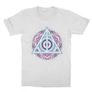Fehér Harry Potter gyerek rövid ujjú póló - Neon Deathly Hallows