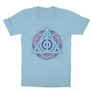 Világoskék Harry Potter gyerek rövid ujjú póló - Neon Deathly Hallows
