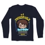 Sötétkék Harry Potter férfi hosszú ujjú póló - No. 1 Undesirable