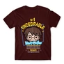 Bordó Harry Potter férfi rövid ujjú póló - No. 1 Undesirable