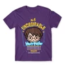 Sötétlila Harry Potter férfi rövid ujjú póló - No. 1 Undesirable