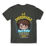 Sötétszürke Harry Potter férfi rövid ujjú póló - No. 1 Undesirable