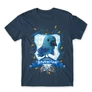 Denim Harry Potter férfi rövid ujjú póló - Ravenclaw Watercolor