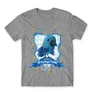 Sportszürke Harry Potter férfi rövid ujjú póló - Ravenclaw Watercolor