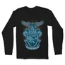 Fekete Harry Potter férfi hosszú ujjú póló - Ravenclaw