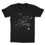 Fekete Harry Potter gyerek rövid ujjú póló - Slytherin Constellation