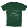 Sötétzöld Harry Potter gyerek rövid ujjú póló - Slytherin Constellation