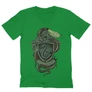 Zöld Harry Potter férfi V-nyakú póló - Slytherin
