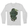 Fehér Harry Potter férfi hosszú ujjú póló - Slytherin