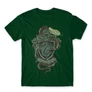 Sötétzöld Harry Potter férfi rövid ujjú póló - Slytherin
