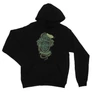 Fekete Harry Potter unisex kapucnis pulóver - Slytherin