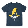 Denim Harry Potter férfi rövid ujjú póló - Sorted Hufflepuff