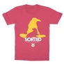 Pink Harry Potter gyerek rövid ujjú póló - Sorted Hufflepuff