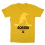 Sárga Harry Potter gyerek rövid ujjú póló - Sorted Hufflepuff