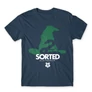 Denim Harry Potter férfi rövid ujjú póló - Sorted Slytherin