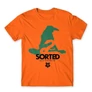 Narancs Harry Potter férfi rövid ujjú póló - Sorted Slytherin