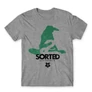 Sportszürke Harry Potter férfi rövid ujjú póló - Sorted Slytherin