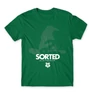 Zöld Harry Potter férfi rövid ujjú póló - Sorted Slytherin