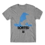 Sportszürke Harry Potter férfi rövid ujjú póló - Sorted Ravenclaw
