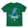 Zöld Harry Potter férfi rövid ujjú póló - Sorted Ravenclaw