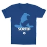Királykék Harry Potter gyerek rövid ujjú póló - Sorted Ravenclaw