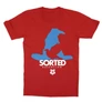 Piros Harry Potter gyerek rövid ujjú póló - Sorted Ravenclaw