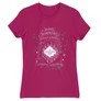 Pink Harry Potter női rövid ujjú póló - The Marauder's Map Cover