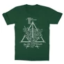 Sötétzöld Harry Potter gyerek rövid ujjú póló - The three brothers