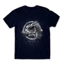 Sötétkék Harry Potter férfi rövid ujjú póló - Thestral head