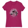 Pink Harry Potter női rövid ujjú póló - Thestral head
