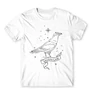 Fehér Harry Potter férfi hosszú ujjú póló - Ravenclaw Constellation