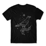 Fekete Harry Potter férfi hosszú ujjú póló - Ravenclaw Constellation