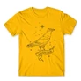 Sárga Harry Potter férfi hosszú ujjú póló - Ravenclaw Constellation