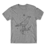 Sportszürke Harry Potter férfi hosszú ujjú póló - Ravenclaw Constellation