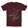 Bordó Harry Potter gyerek rövid ujjú póló - Ravenclaw Constellation