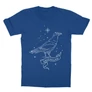 Királykék Harry Potter gyerek rövid ujjú póló - Ravenclaw Constellation