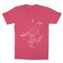 Pink Harry Potter gyerek rövid ujjú póló - Ravenclaw Constellation