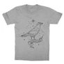 Sportszürke Harry Potter gyerek rövid ujjú póló - Ravenclaw Constellation