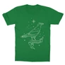 Zöld Harry Potter gyerek rövid ujjú póló - Ravenclaw Constellation